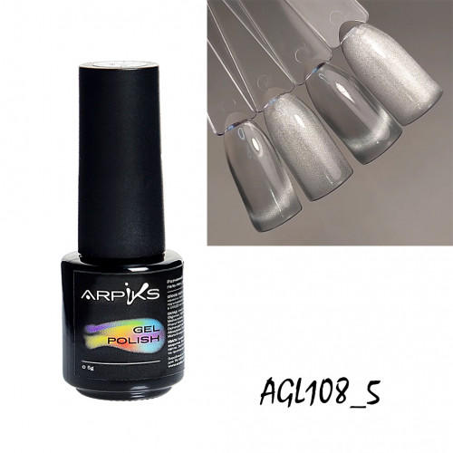 Гель лак кришталева кошачка ARPIKS, #108, 5г