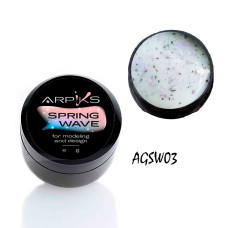 Гель для нарощування, укріплення та дизайну Spring Wave Arpiks №3, 8г