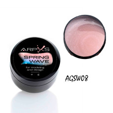 Гель для нарощування, укріплення та дизайну Spring Wave Arpiks №8, 8г