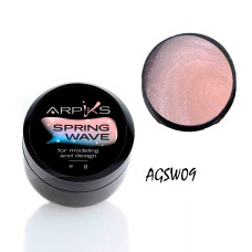 Гель для нарощування, укріплення та дизайну Spring Wave Arpiks №9, 8г