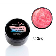Гель для нарощування, укріплення та дизайну Spring Wave Arpiks №12, 8г