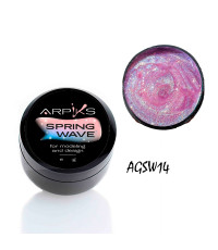 Гель для нарощування, укріплення та дизайну Spring Wave Arpiks №14, 8г
