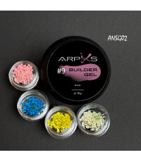 Набор Builder Gel Thick №9 и сухоцветы ARPIKS, №2