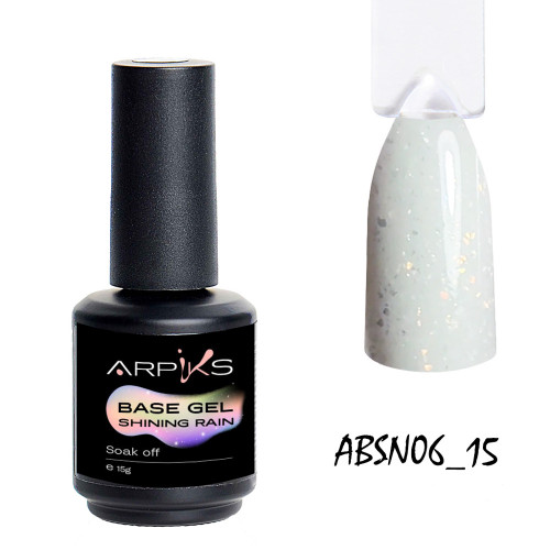 Камуфляжна база з блискітками Shining Rain base ARPIKS#6, 15г