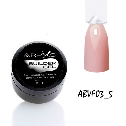 Гель для верхніх форм та викладного френчу ARPIKS №3, 5г