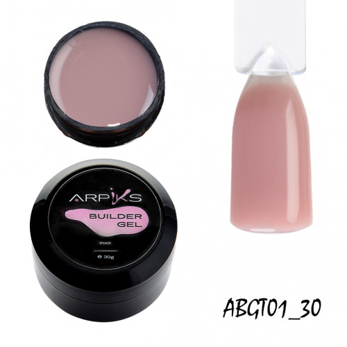 Моделюючий гель Builder Gel Thick Arpiks №1, 30г