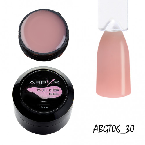Моделюючий гель Builder Gel Thick Arpiks №6, 30г