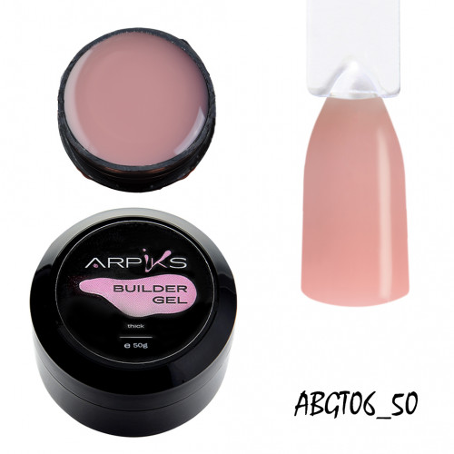 Моделюючий гель Builder Gel Thick Arpiks № 6, 50г