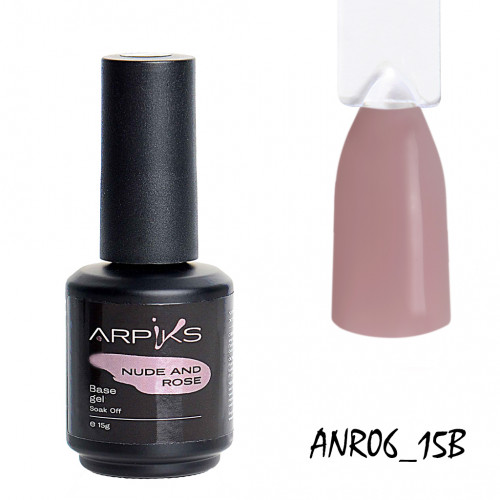 Камуфляжна база ARPIKS Nude and Rose #6, 15г пляшечка