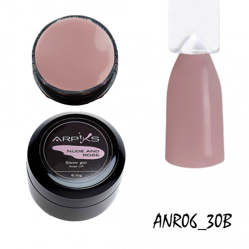 Камуфляжна база ARPIKS Nude and Rose #6, 30г баночка