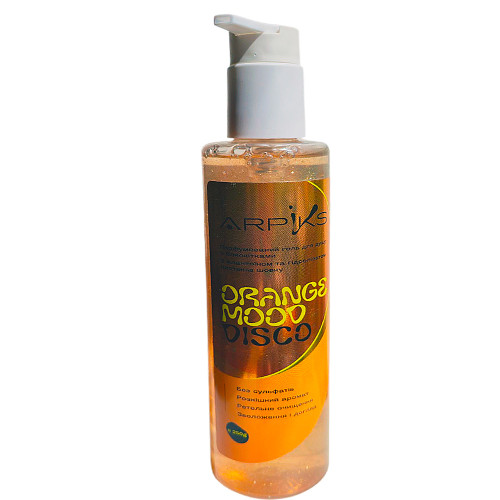 Парфумований гель для душу з блискітками Orange Mood Disco, 250г