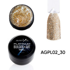 Гель для нарощування та дизайну PLATINUM Builder&ART Gel Arpiks №2, 30г Гель для нарощування та дизайну PLATINUM Builder&ART Gel Arpiks №2, 30г