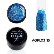 Гель для нарощування та дизайну PLATINUM Builder&ART Gel Arpiks №3, 15г Гель для нарощування та дизайну PLATINUM Builder&ART Gel Arpiks №3, 15г
