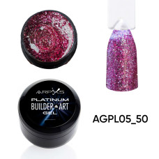 Гель для нарощування та дизайну PLATINUM Builder&ART Gel Arpiks №5, 50г Гель для нарощування та дизайну PLATINUM Builder&ART Gel Arpiks №5, 50г