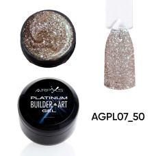 Гель для нарощування та дизайну PLATINUM Builder&ART Gel Arpiks №7, 50г
