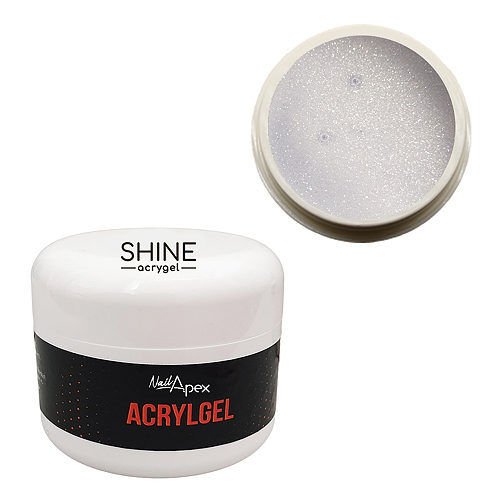 Акрігель с блисктіками Nailapex Shine №1, 30г