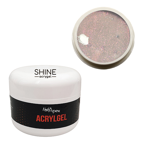 Акрігель с блисктіками Nailapex Shine № 2, 30г