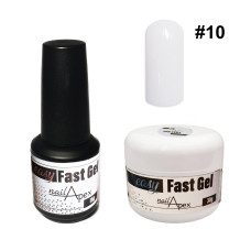 Рідкий гель Easy Fast Gel Nailapex №10 Молочний, 15 грам