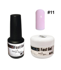 Рідкий гель Easy Fast Gel Nailapex №11 Нюдово-рожевиий, 15 грам