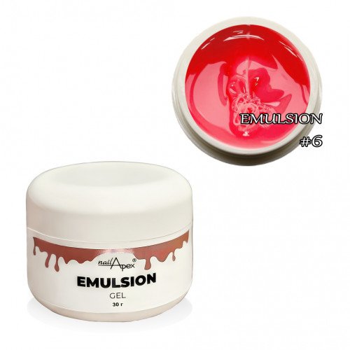 Рідкий моделюючий гель Emulsion №6 Теплий беж 30г