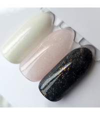 Winter Top Nailapex №1, белый с блеском, 15г