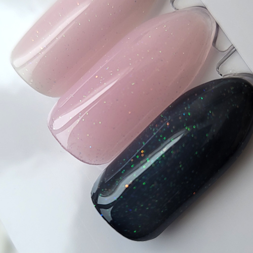Winter Top Nailapex № 2, рожевий з блискітками, 15г