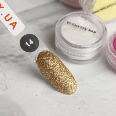 Блеск звездная пыль или Мармелад для ногтей Золотистый Nailapex