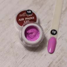 Аэропуффинг гель краска Air Paint Gel сиренево-розовый