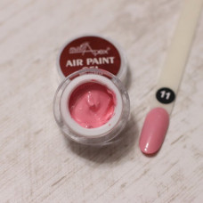 Аэропуффинг гель краска Air Paint Gel розовая  пастель