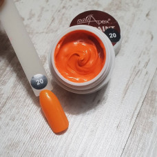 Аэропуффинг гель краска Air Paint Gel оранж неон