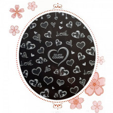 Наклейки на ногти Сердечки акварель