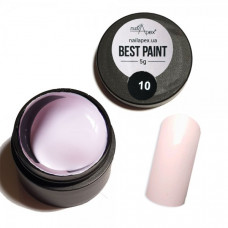 Гель краска Best Paint Nail apex бело-розовая