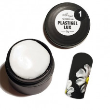 Гель пластилин для лепки Plastigel LUX белый, 5г
