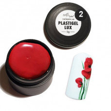 Гель пластилин для лепки Plastigel LUX красный, 5г