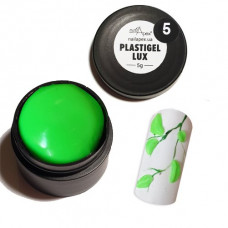 Гель пластилин для лепки Plastigel LUX зеленый неон, 5г