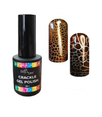 Гель лак Nailapex Кракелюр Коричневий, 10г