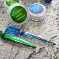 Втирка стеклянная единорог Aquamarine