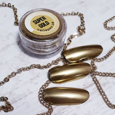 Зеркальная втирка золото Super Gold