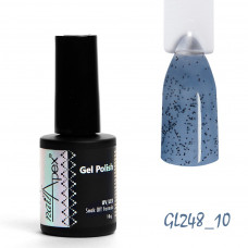 Гель лак Nailapex Крихітка Синій з чорним - 10 грамм