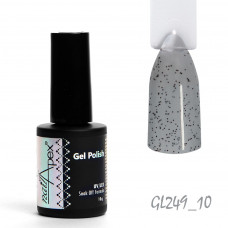 Гель лак Nailapex Крихітка Сірий з чорним - 10 грамм