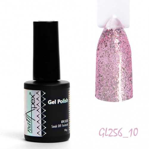 Гель лак Рідкі Юкки Рожевий Nailapex - 6 грамм