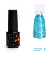 Гель лак Рідкі Юккі Бірюзовий Nailapex - 6 грамм