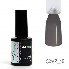 Гель-лак NailApex,  Темно сірий - 10 грамм