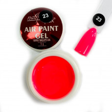 Аэропуффинг гель краска Air Paint Gel Малиновый неон